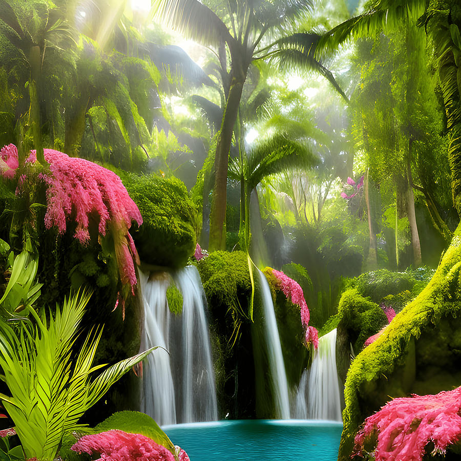 Bring the beauty of a Tropical Oasis into your home Digital Art by ...