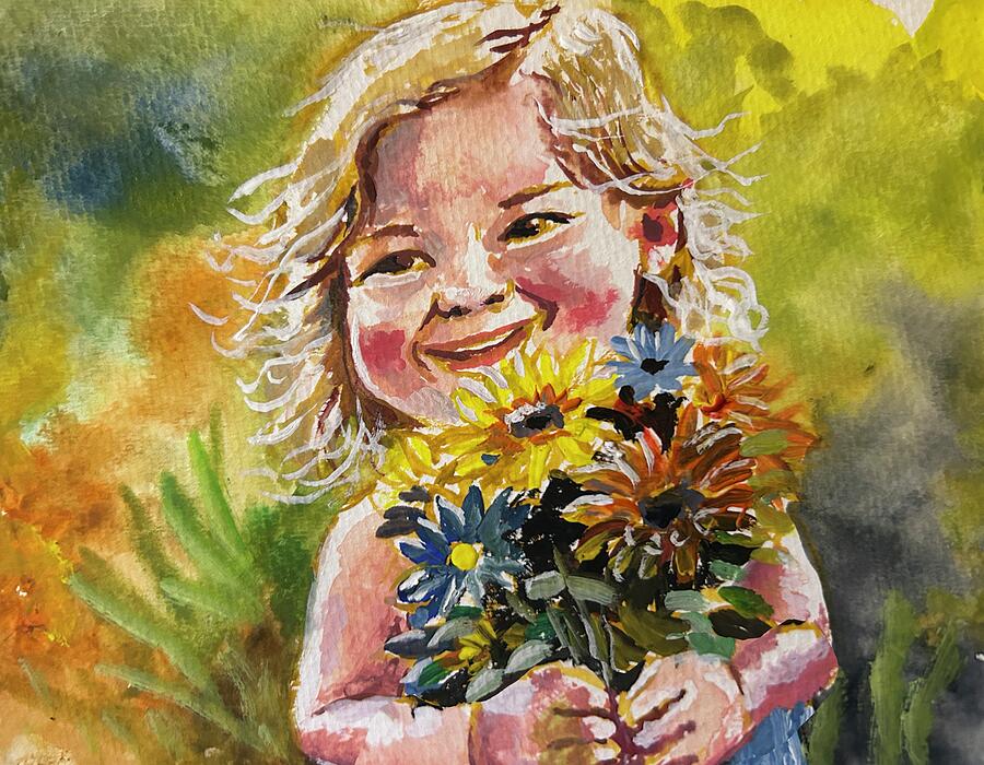 Bringing Springtime Indoors Painting by Larry Whitler Bringing Springtime Indoors Painting by Larry Whitler