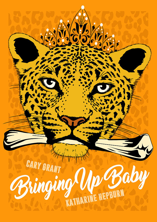 Cary Grant Digital Art - Bringing Up Baby - Alternative Movie Poster by Movie Poster Boy