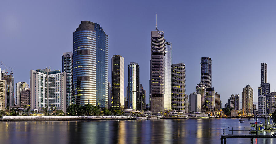 Brisbane Skyline Photograph by Neal Pritchard Photography