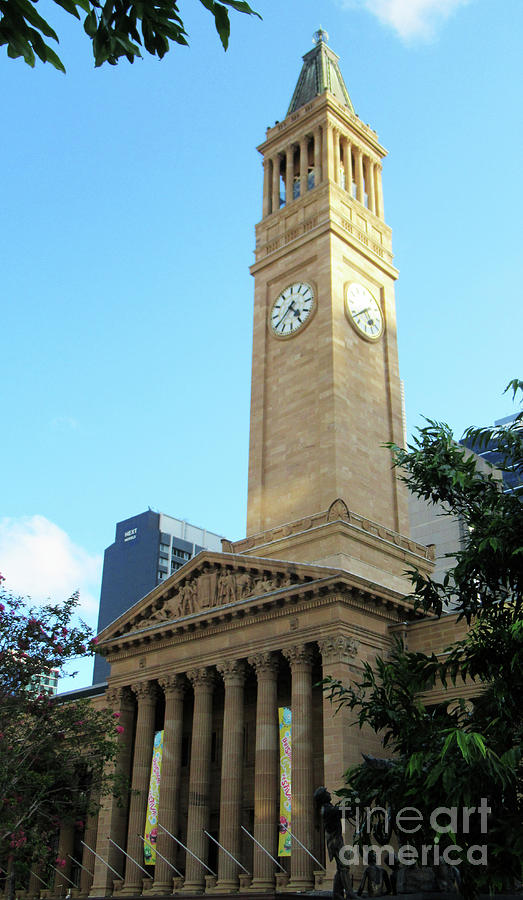 Brisbane Town Hall Photograph by Randall Weidner