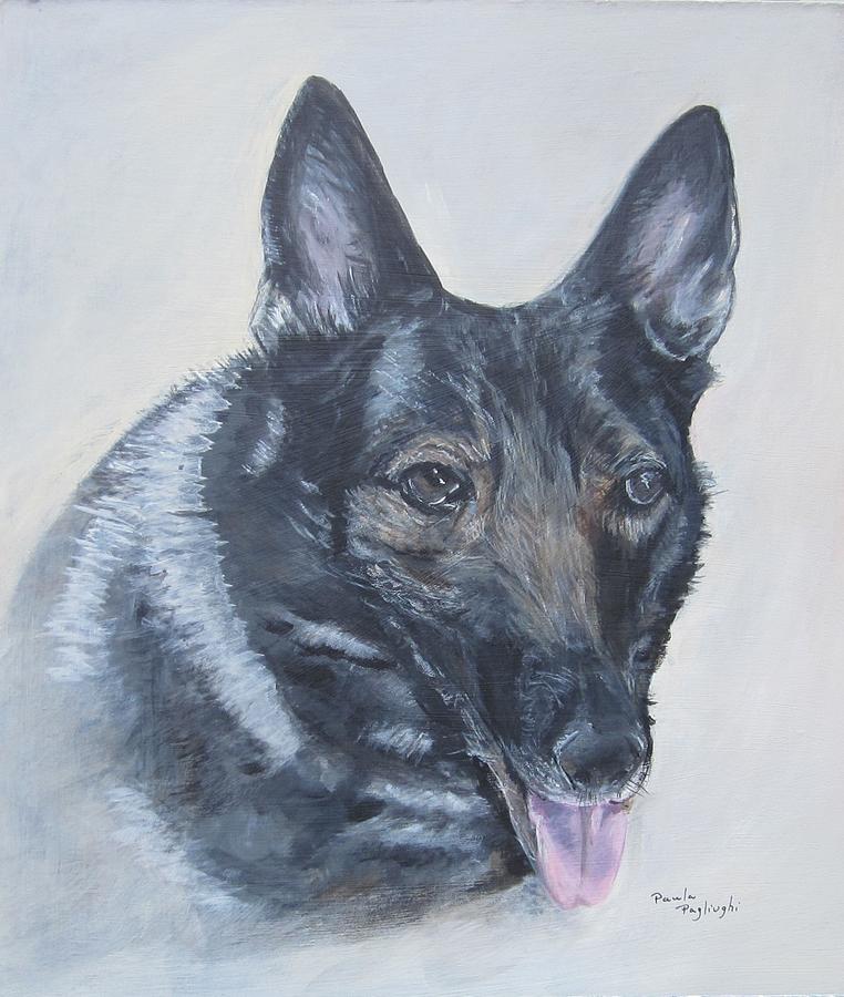 Brisco Painting by Paula Pagliughi