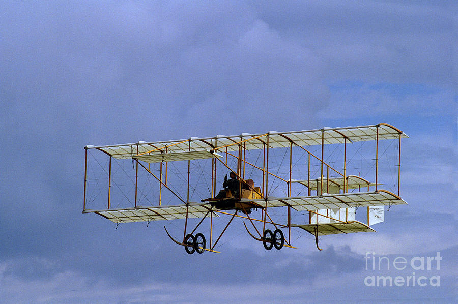 Bristol Biplane Boxkite in Flight Photograph by Wernher Krutein - Fine ...