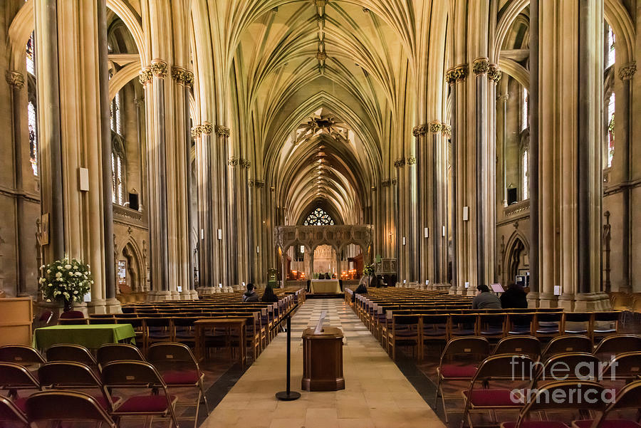 Bristol Cathedral The Nave Photograph by Catherine Sullivan