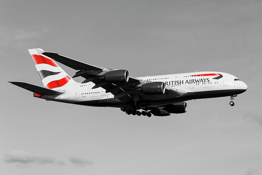British Airways Airbus A380              V9 Photograph