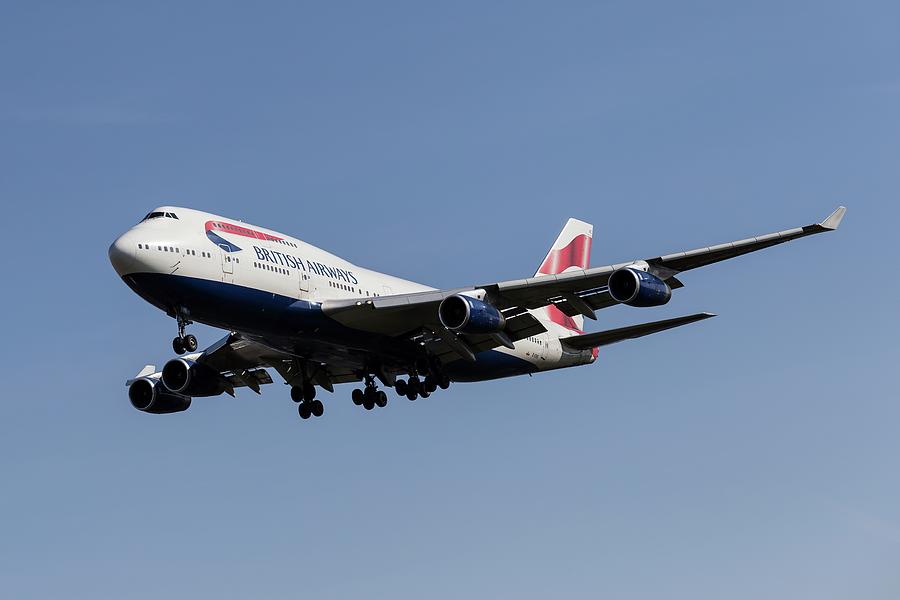 British Airways Boeing 747-436         X3 Photograph
