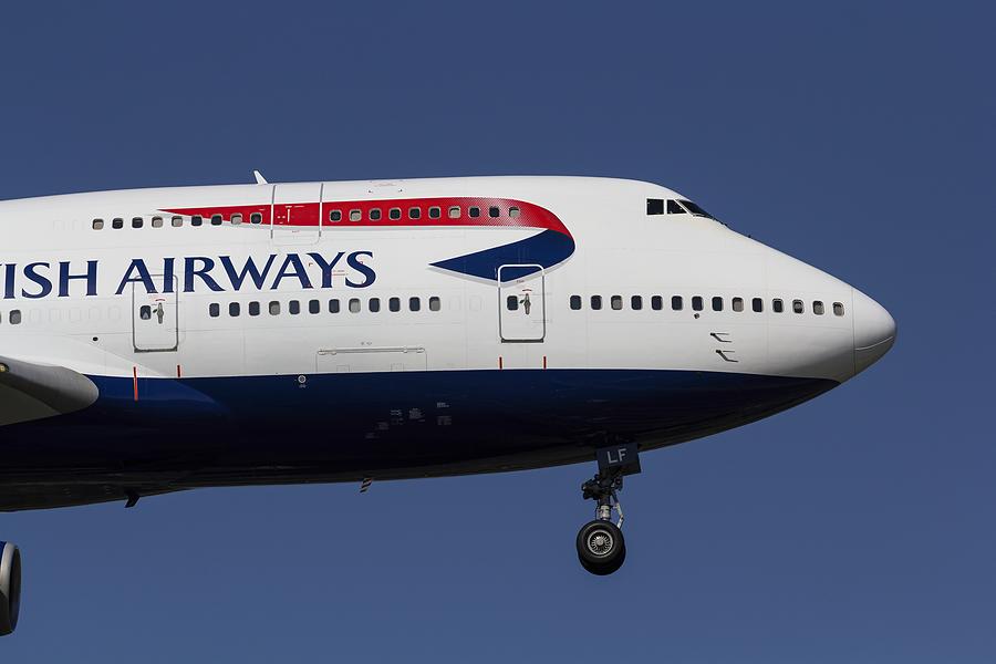 British Airways Boeing 747 Detail Photograph