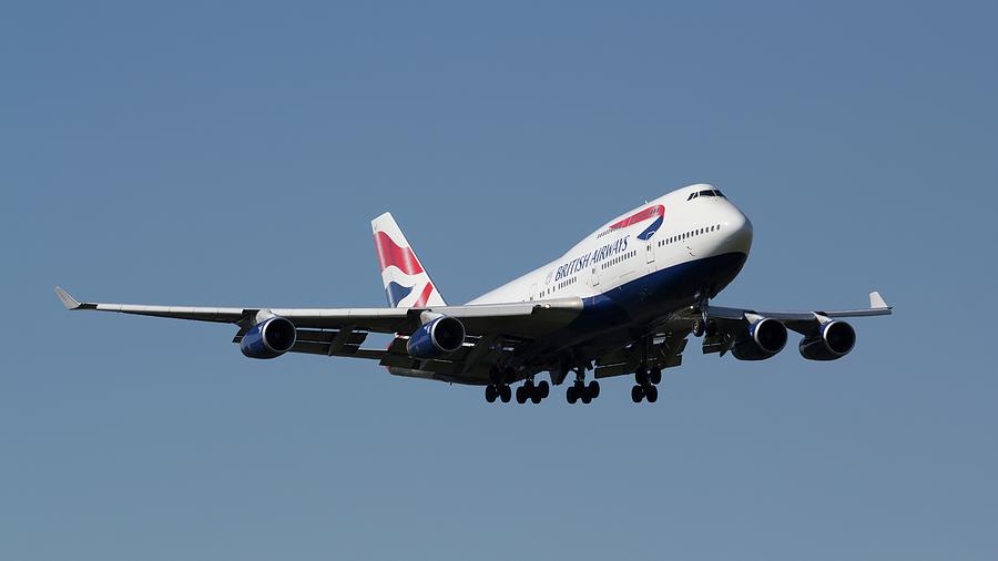 British Airways Boeing 747 Panorama Photograph