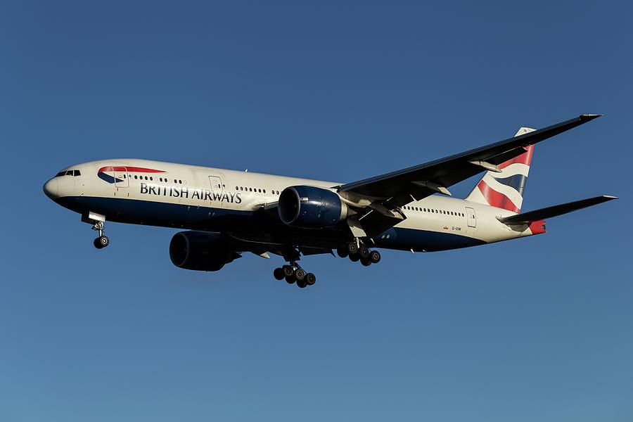 British Airways Boeing 777-236 X7 Photograph By David Pyatt - Pixels