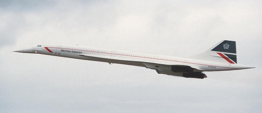 British Airways Concorde Aircraft Photograph Colour G-BOAF The Plane Picture Co. 