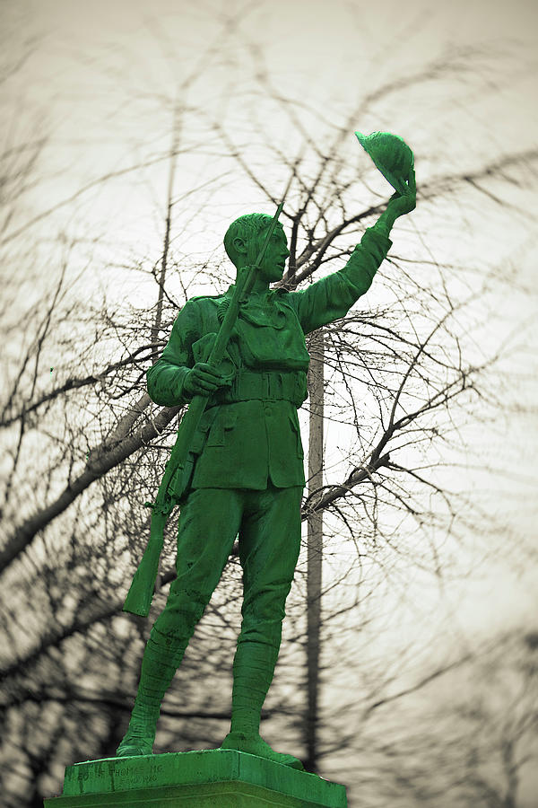British Army Statue Salute Photograph by Watto Photos