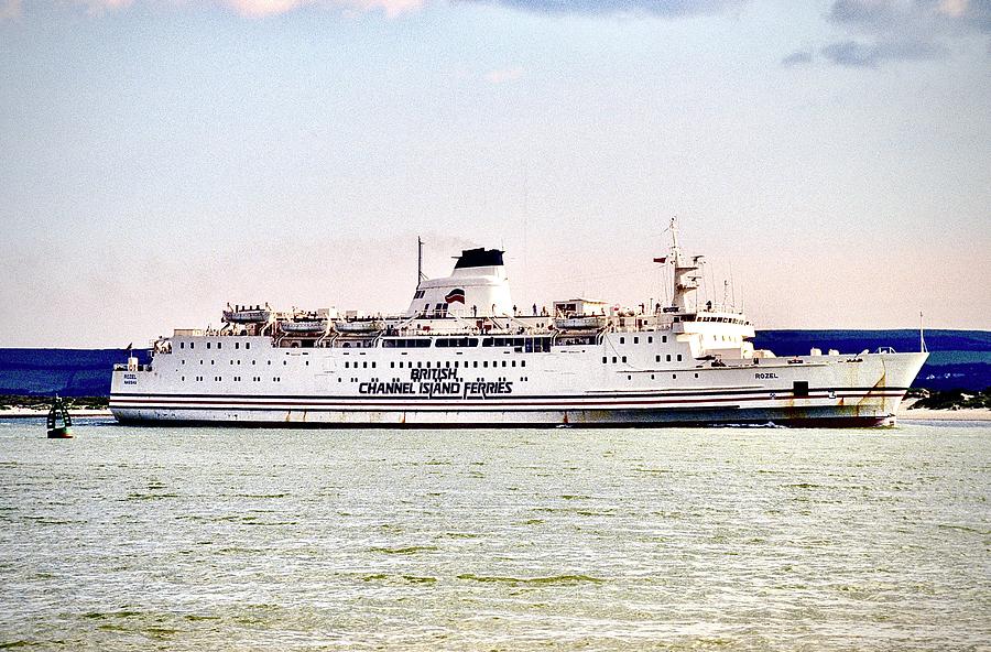British Channel Island Ferry entering Poole Harbour Photograph by Gordon James