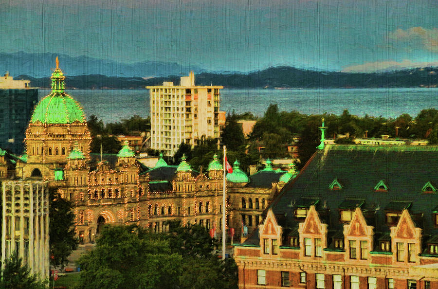 British Columbia Parliament Building Photograph by Ola Allen