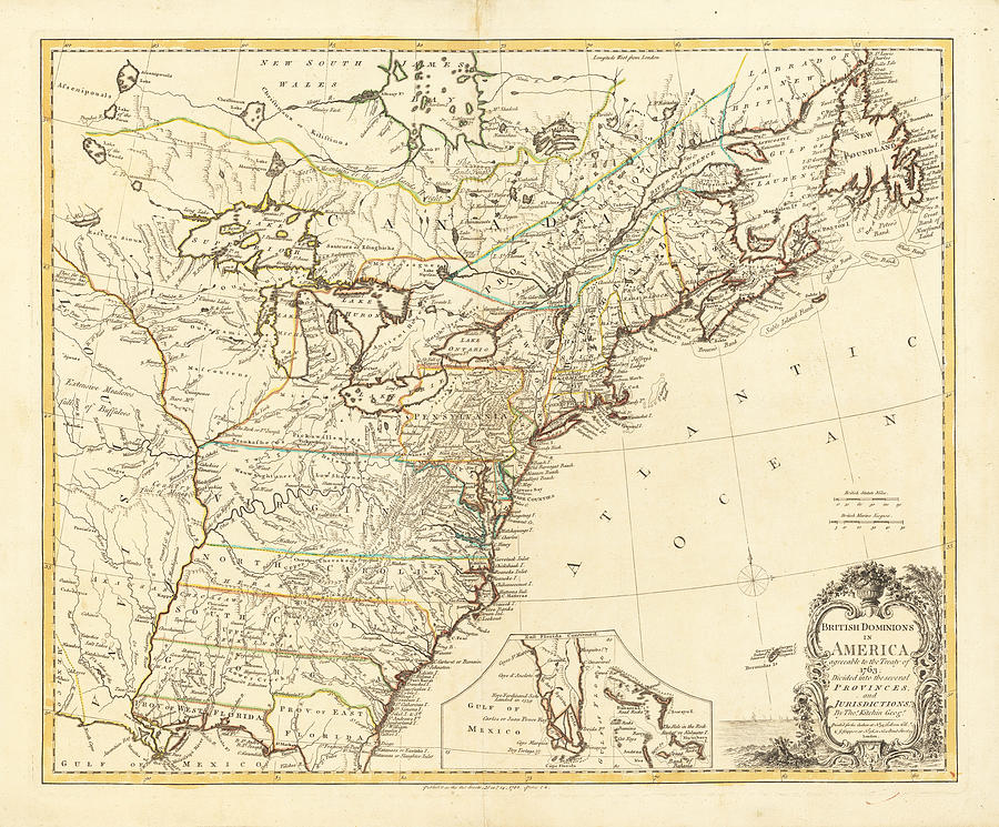 British Dominions in America agreeable to the Treaty of Divided into ...