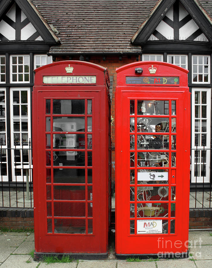British Phone Booths - Study I   Photograph by Doc Braham