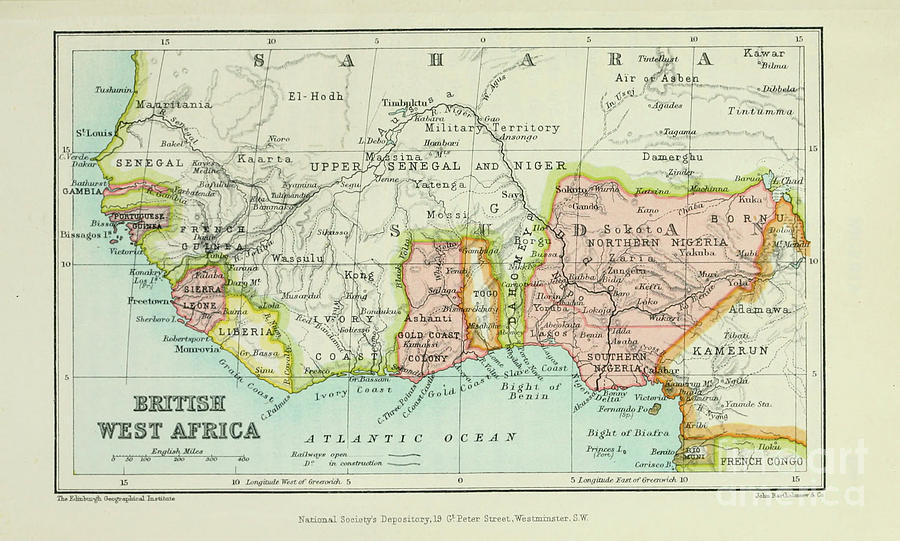 British West Africa I1 Drawing