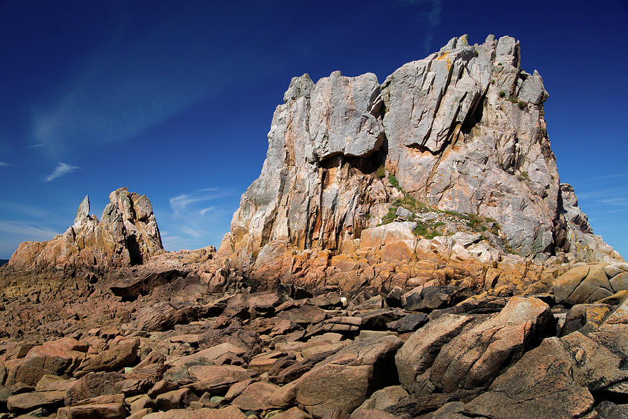 Brittany - Plougrescant and the Pink granite coast Photograph by Olivier Parent