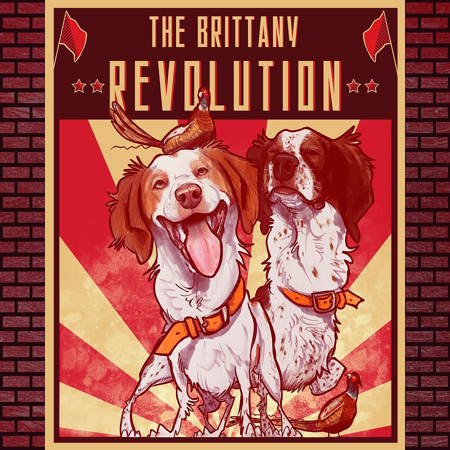 Brittany REVOLUTION  Drawing by John LaFree