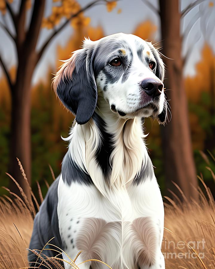 Brittany Spaniel Chance Digital Art by Mary Machare
