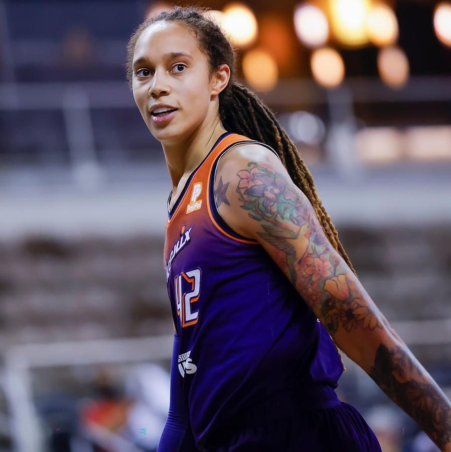 BRITTNEY GRINER portrait Digital Art by Lucas Miller | Pixels