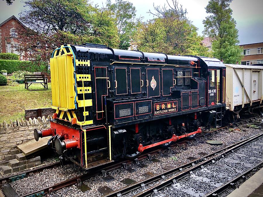 British Rail Class 08 BRML Shunter Diesel Locomotive  Tapestry - Textile by Gordon James
