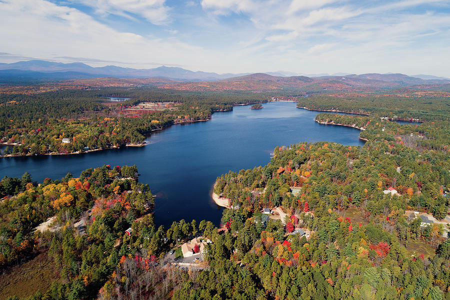Broad Bay Ossippe Lake New Hampshire Photograph by John Rowe