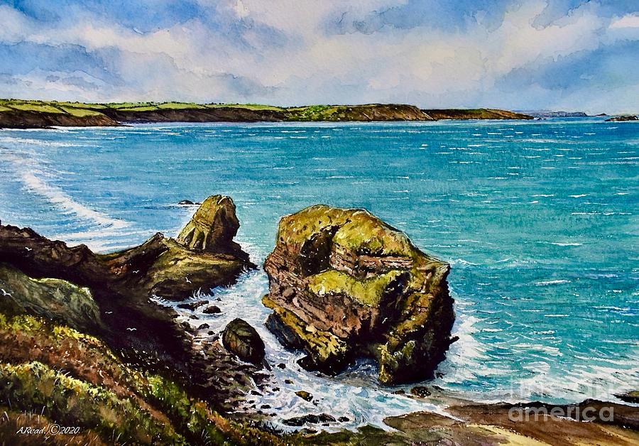 Broad Haven Pembrokeshire  Painting by Andrew Read