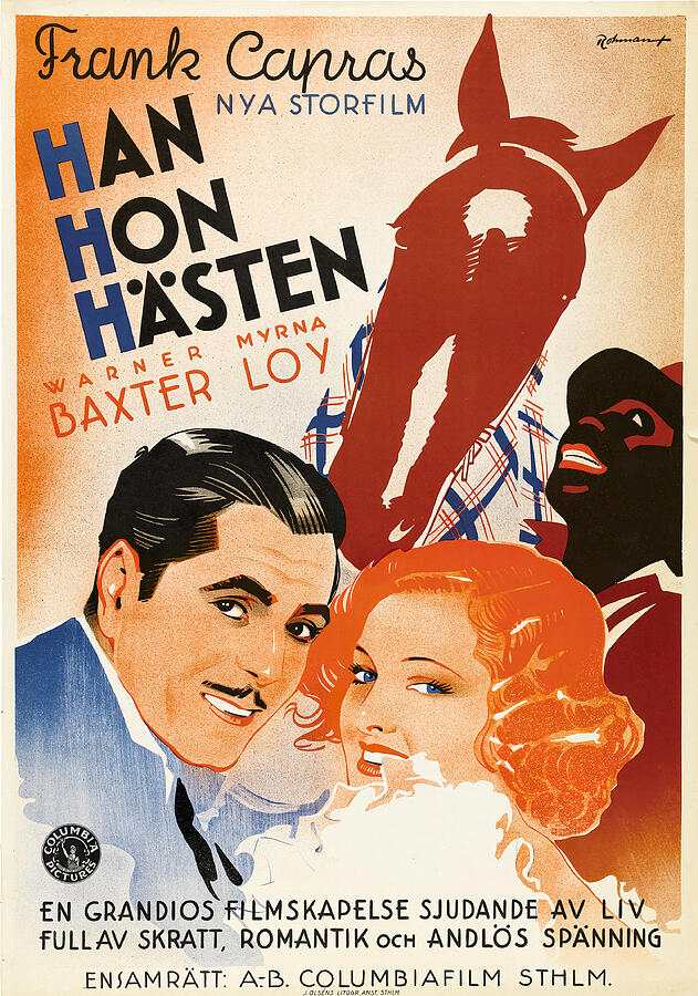 Sweden Mixed Media - Broadway Bill - 1934 by Stars on Art Sweden Mixed Media - Broadway Bill - 1934 by Stars on Art