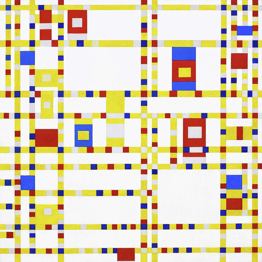 New York City Painting - Broadway Boogie Woogie - Digital Remastered Edition by Piet Mondrian