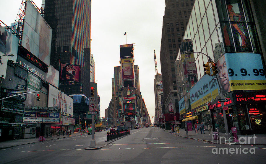 Broadway in the early 1990s Photograph by Steven Spak