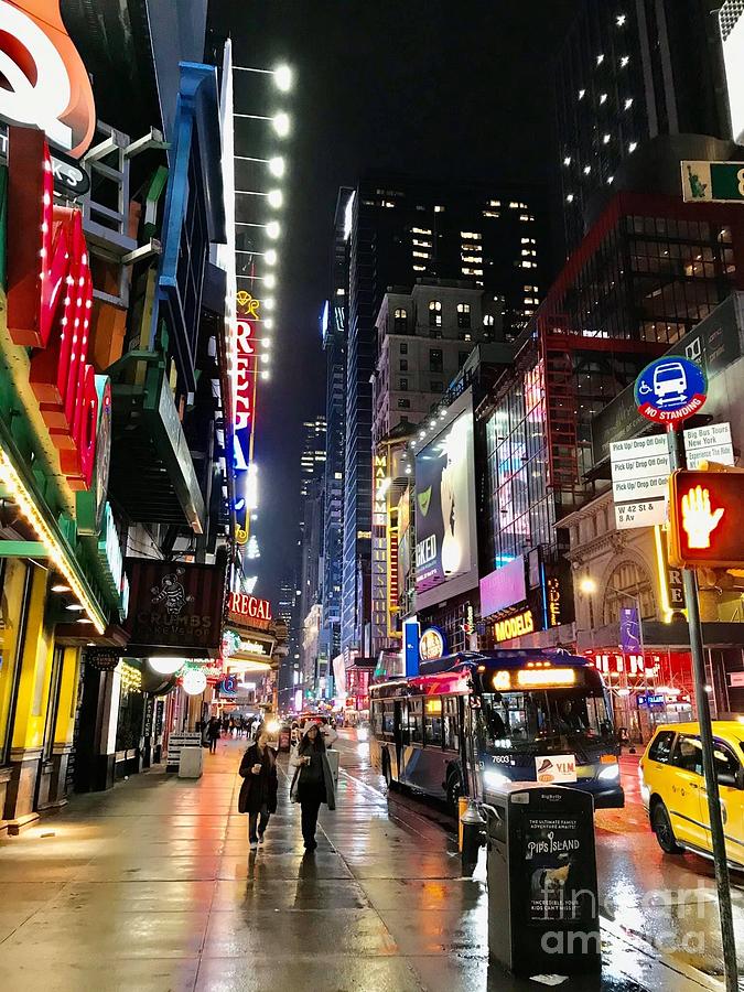 Broadway - New York City  Photograph by Susan Carella