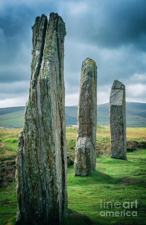 Brodgar Stones Photograph by David Lichtneker