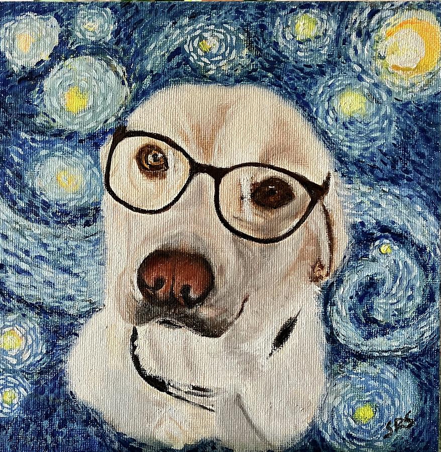 Brodys Starry Night  Painting by Sharon Schultz