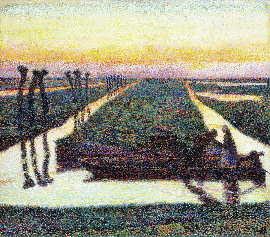 Impressionism Painting - Broek in Waterland - Digital Remastered Edition by Jan Toorop