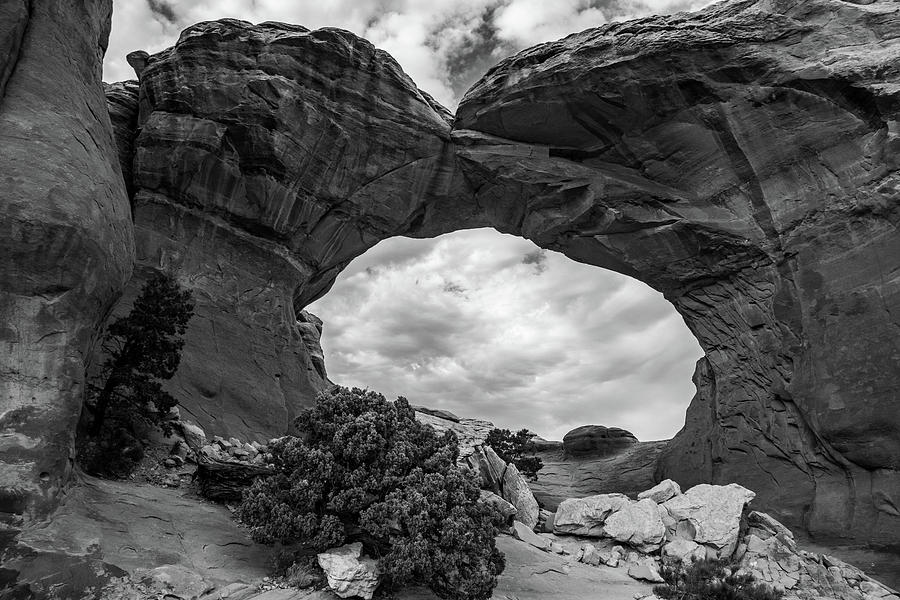 Broken Arch BW Photograph by Nick Bouton | Fine Art America