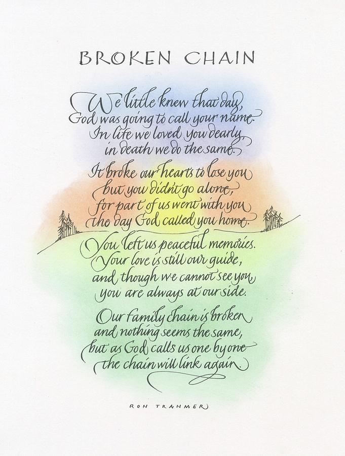Broken Chain Mixed Media by Sally Penley