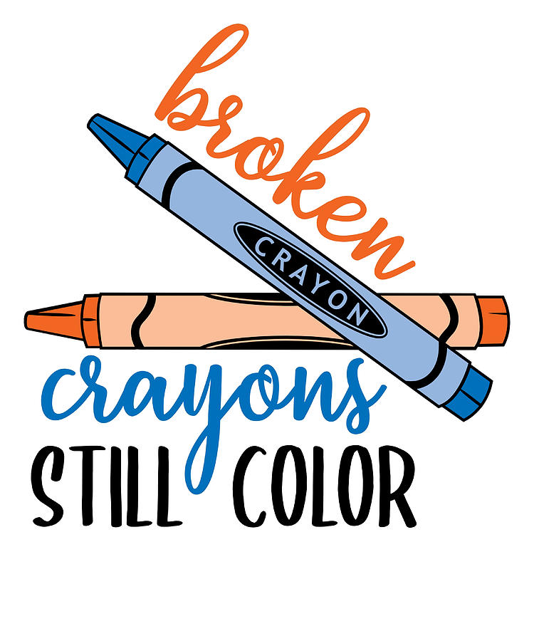 Broken Crayons Still Color Poster 70s Painting by Kennedy Grace - Pixels