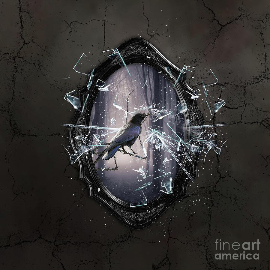 Broken Crow Digital Art by Jim Hatch