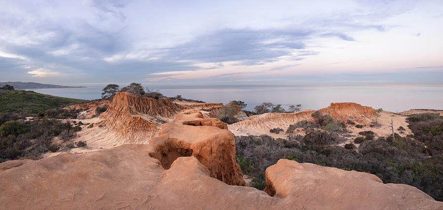 San Diego Photograph - Broken Hill Dawn Panorama by William Dunigan