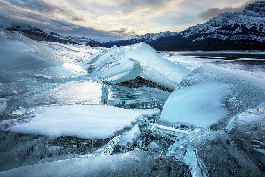 Broken Ice Photograph by Alex Mironyuk