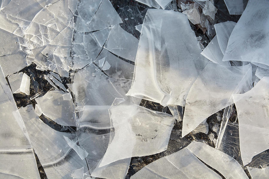 Broken Ice Photograph by Susan Newcomb | Fine Art America