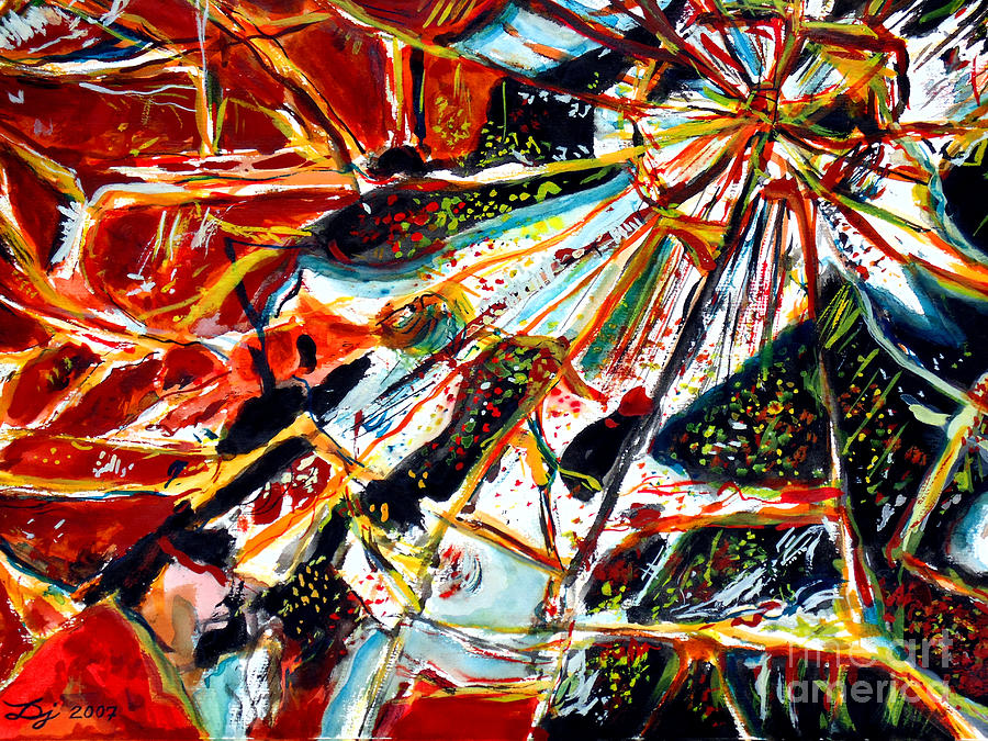 Abstract Painting - Broken Mirror  by Daniel Janda