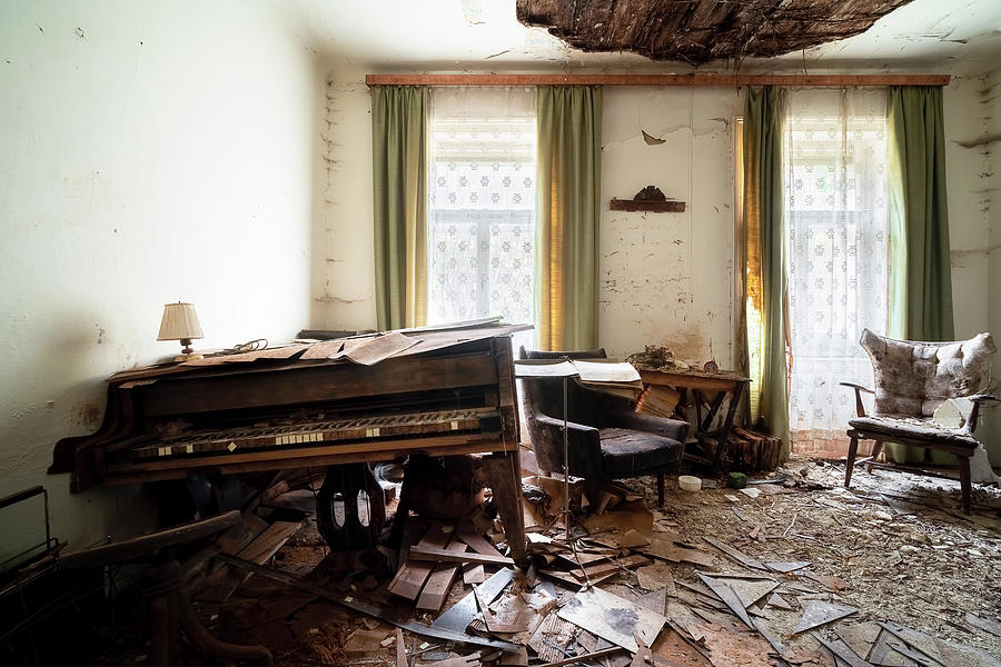 Broken Piano. Photograph by Roman Robroek