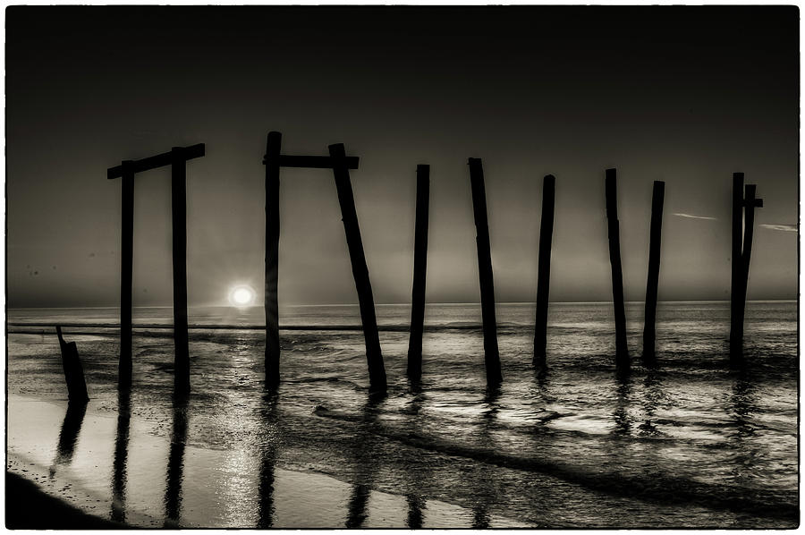 Broken Piers Photograph by Louis Dallara