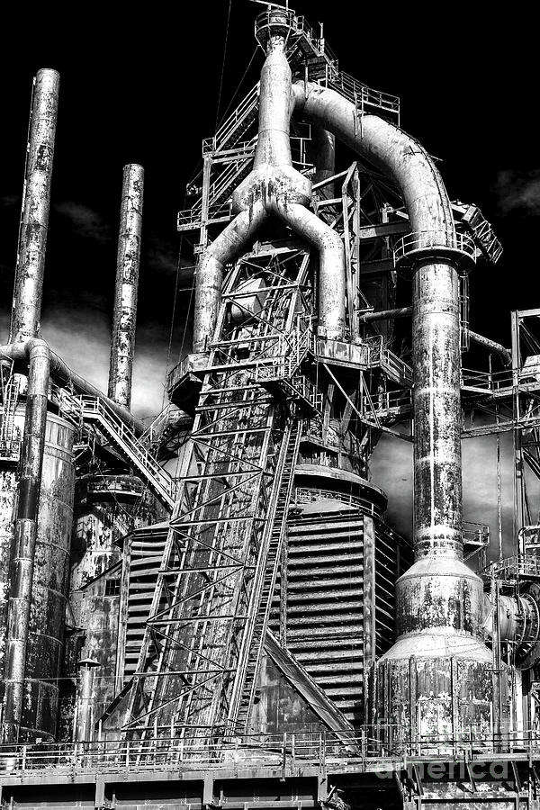 Broken Promises at the Bethlehem Steel Mill Photograph by John Rizzuto