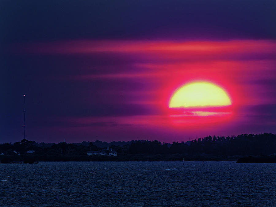 Broken Sunset Photograph by Ron Dubin