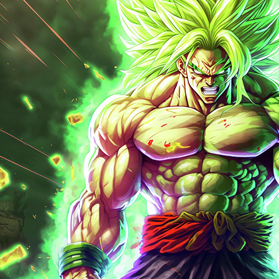 Broly Digital Art by Creationistlife - Pixels