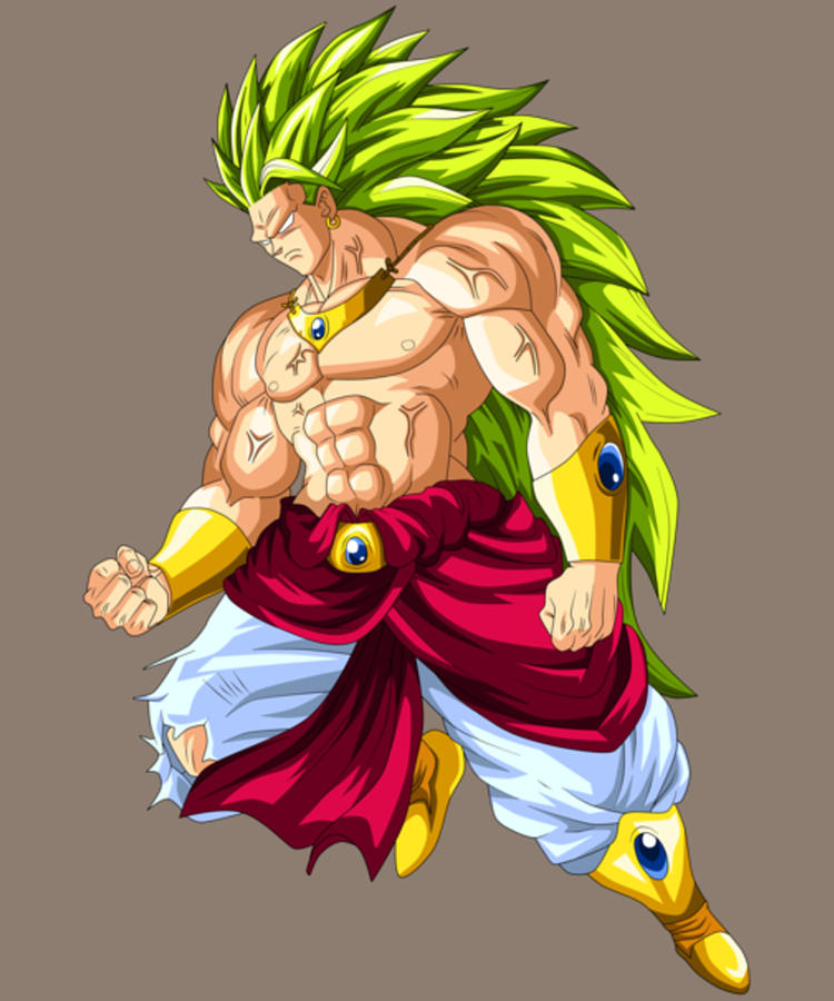 Broly Dbz Digital Art By Phai Bui Fine Art America