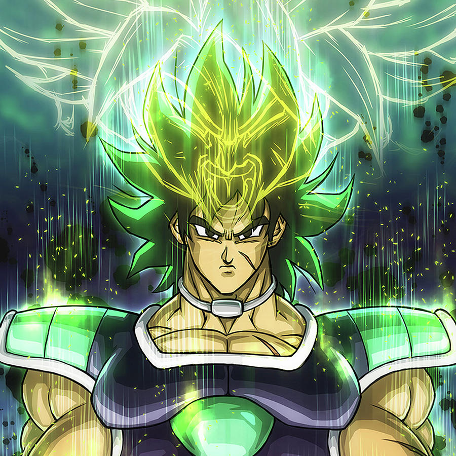 Broly Digital Art by Deadly Eyes