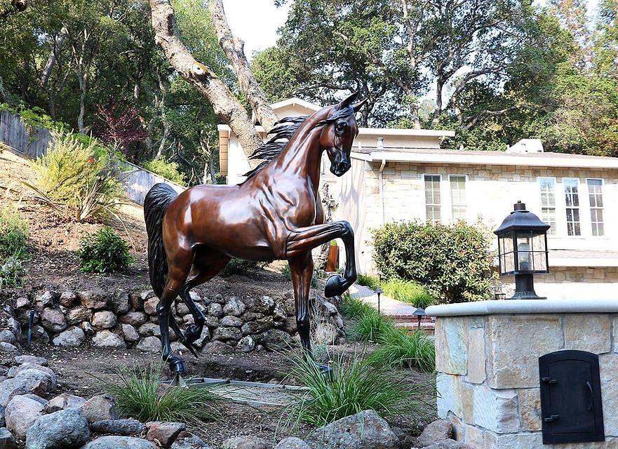 Bronze Life Size Horse Sculpture. Sculpture by J Anne Butler
